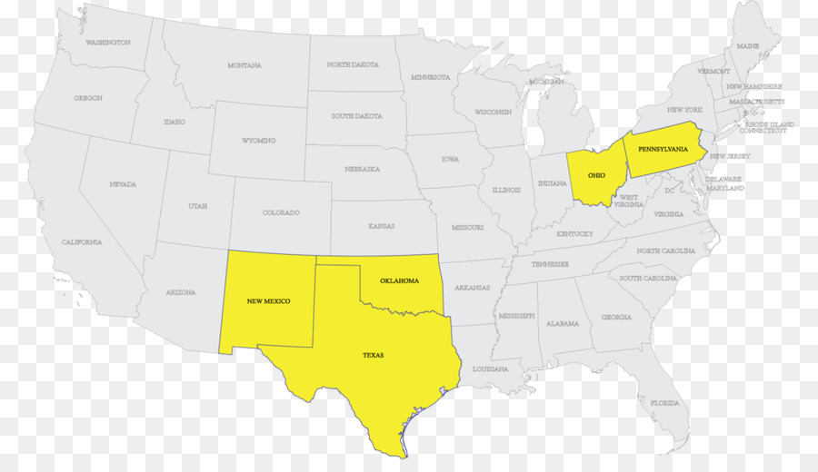 الولايات المتحدة，خريطة PNG