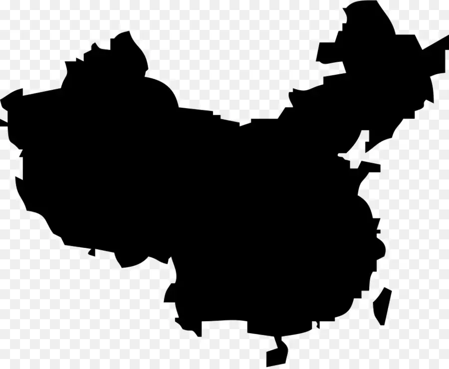 الصين，صورة ظلية ، PNG