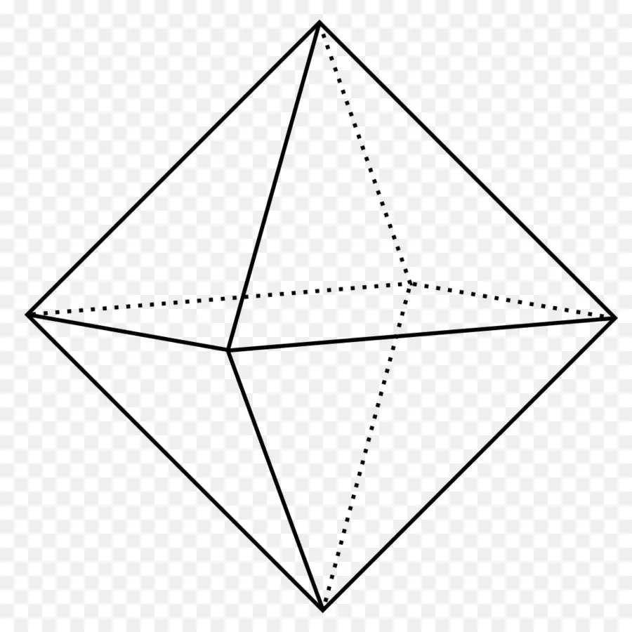 المجسم الثماني，مثلث PNG