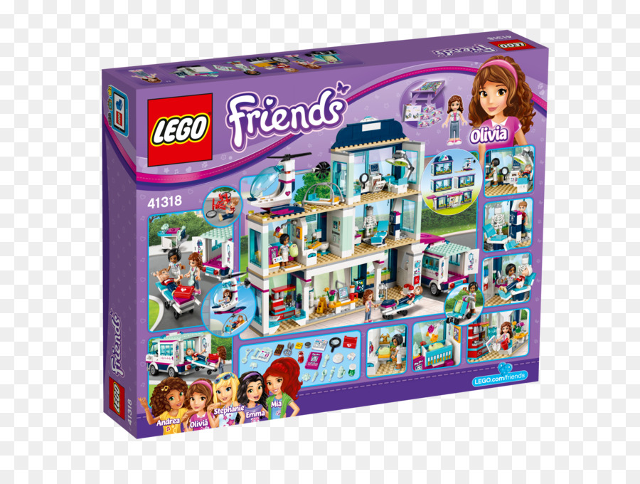 Lego 41318 Friends Heartlake Hospital，أصدقاء ليغو PNG