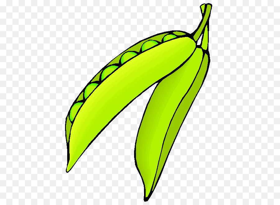 الموز，البازلاء PNG
