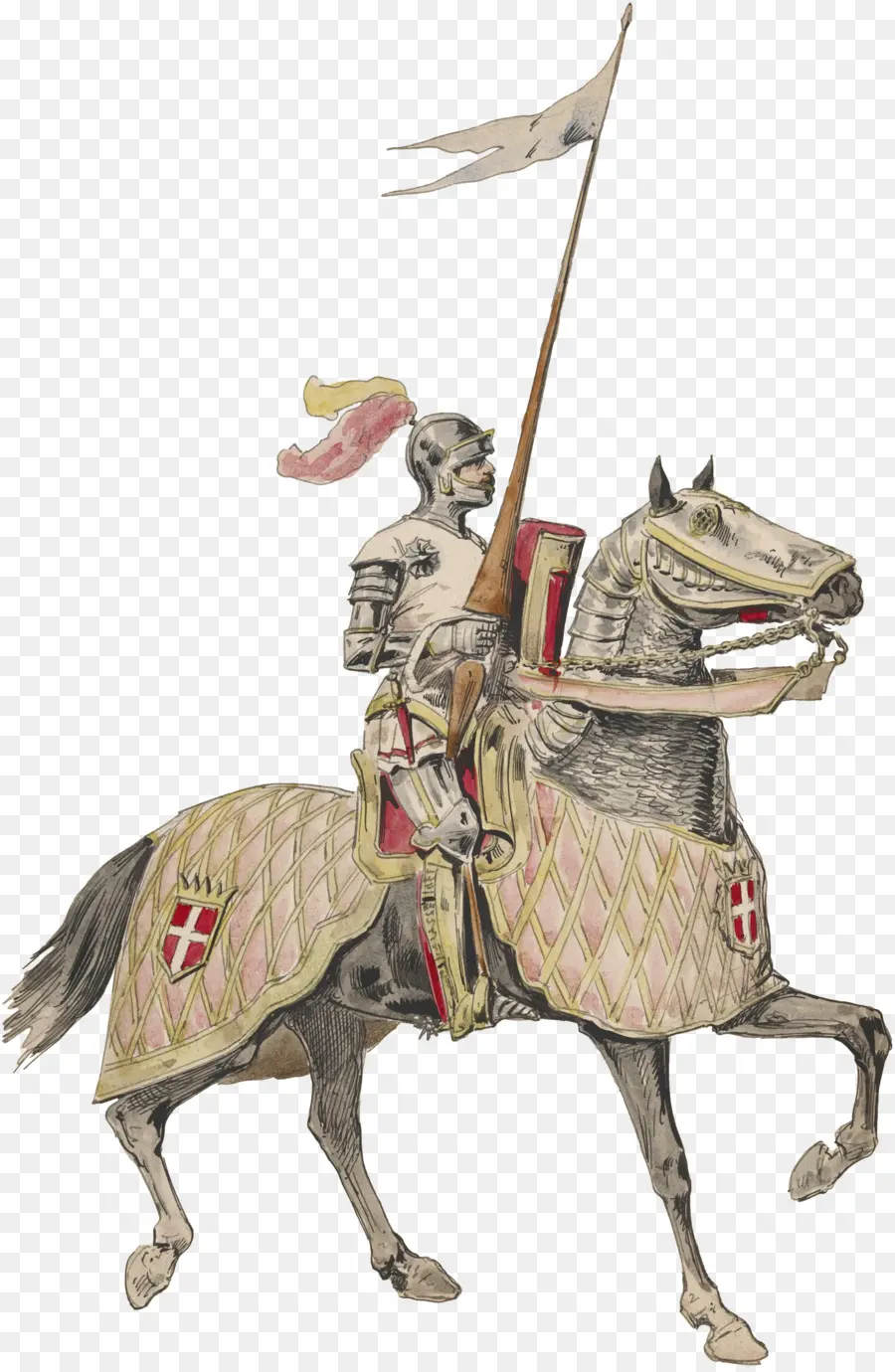 العصور الوسطى，حصان PNG