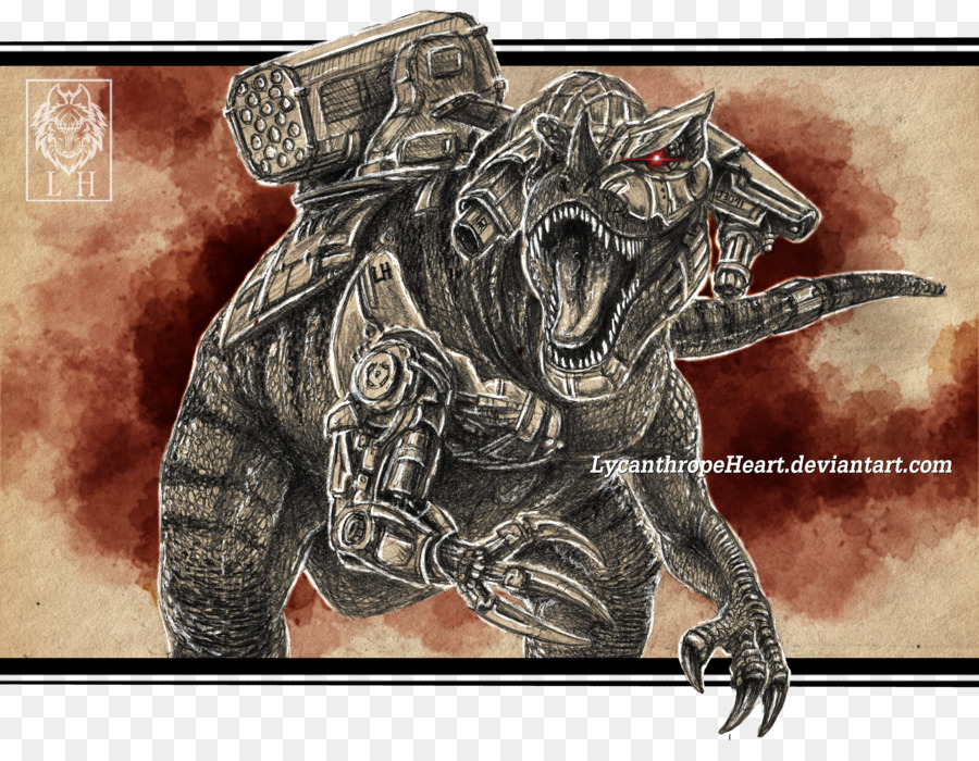 Tyrannosaurus，رسم PNG