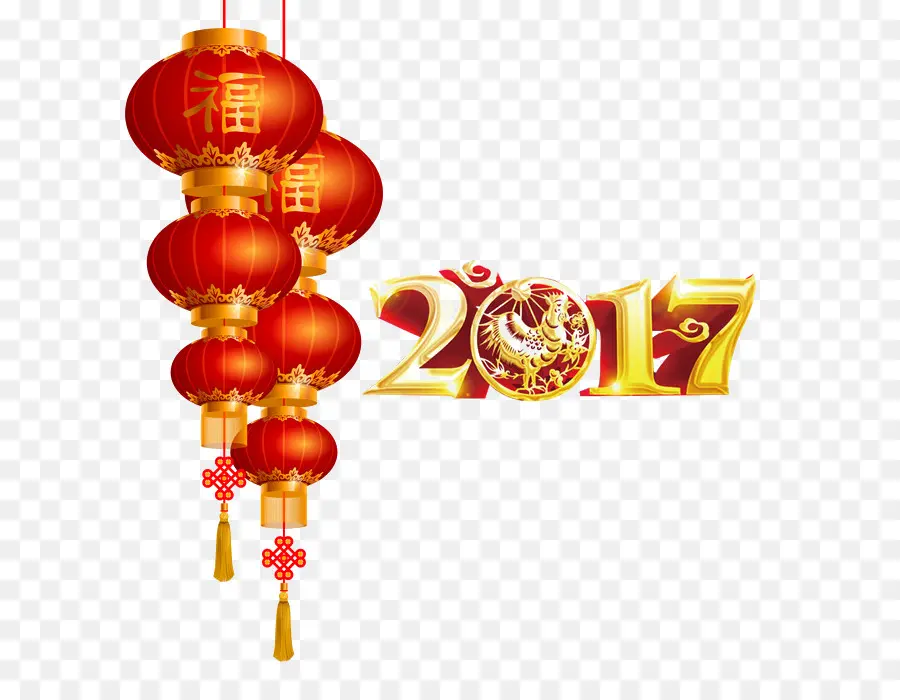 السنة الصينية الجديدة，فانوس PNG