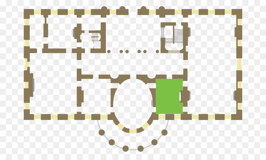الغرفة الخضراء，خريطة غرفة PNG