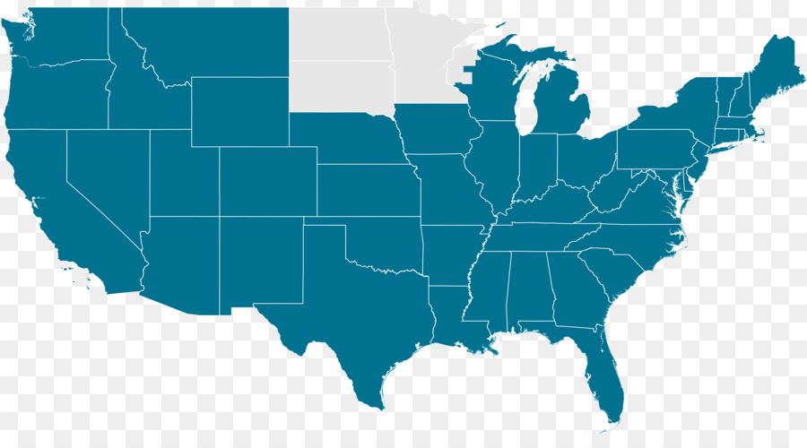 خريطة الولايات المتحدة الأمريكية，الولايات المتحدة PNG