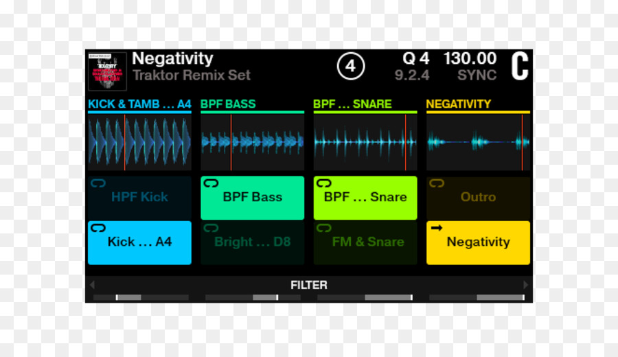 تراكتور，تحكم Dj PNG