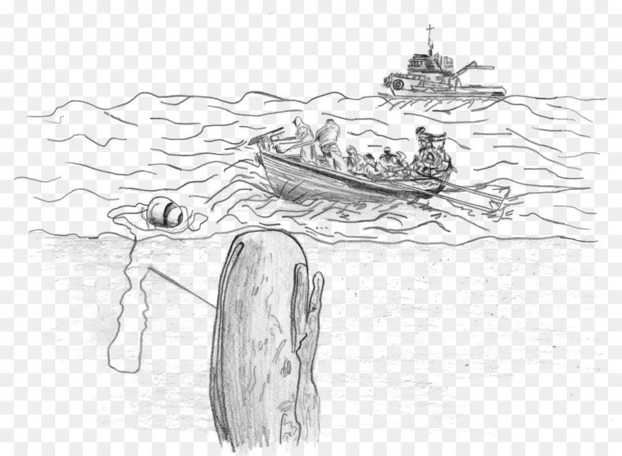 القوارب，الرسم PNG