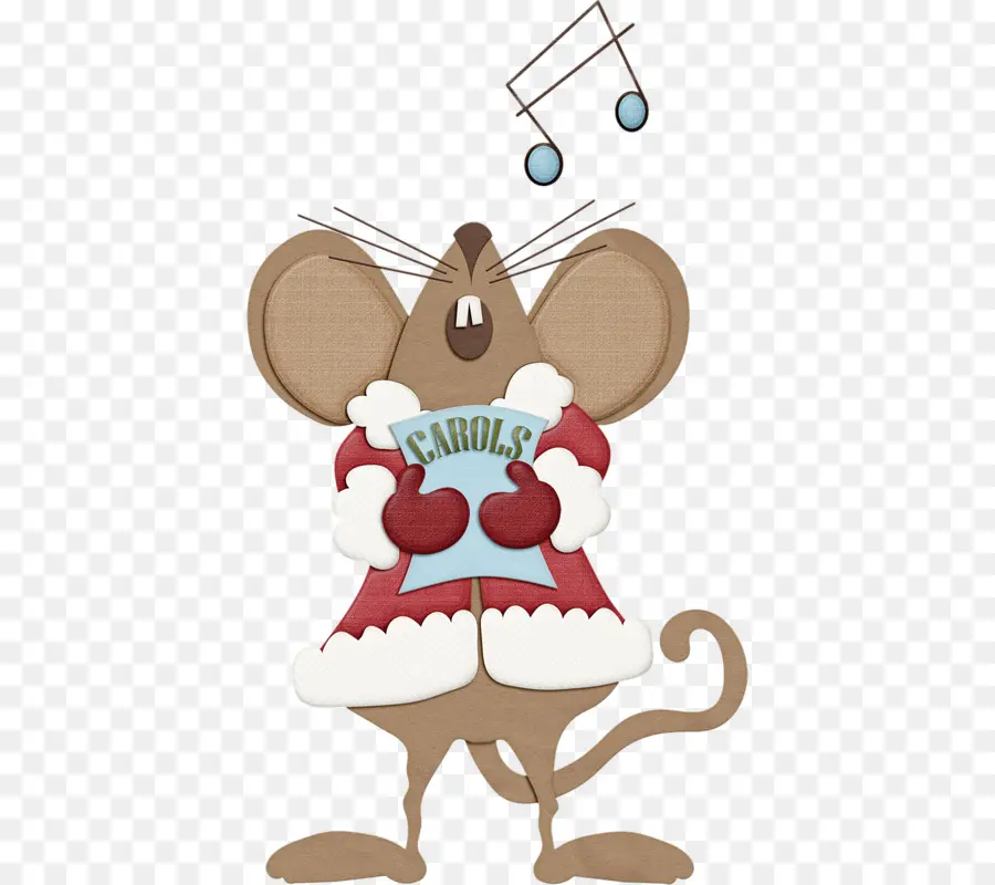 قصاصة الفن عيد الميلاد，الفأر PNG