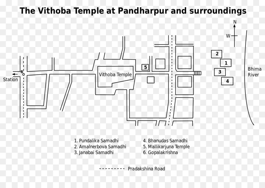 Vithoba معبد باندهاربور，ورقة PNG