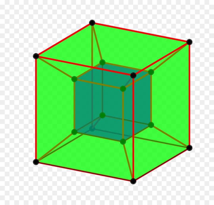 المكعب الزائدي，Tesseract PNG