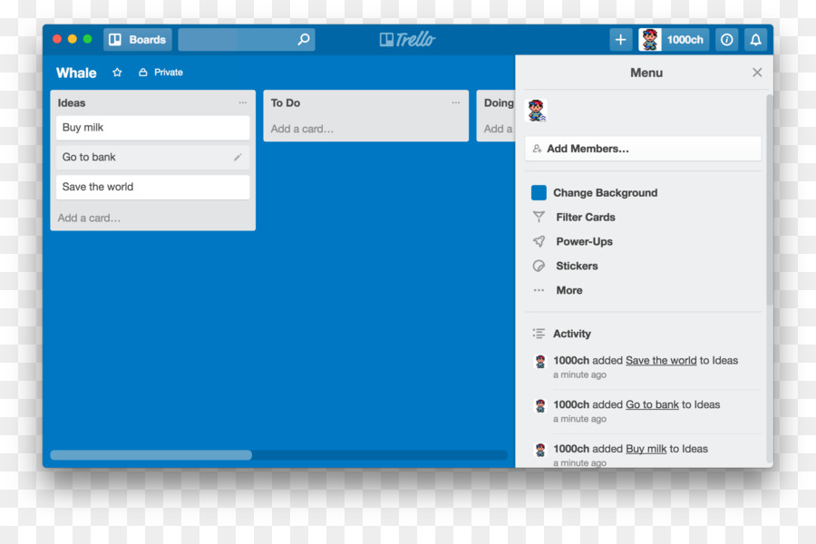 برنامج كمبيوتر，Trello PNG