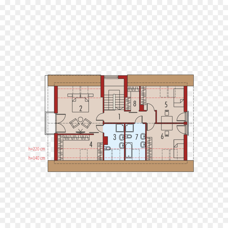منزل，مخطط الطابق PNG