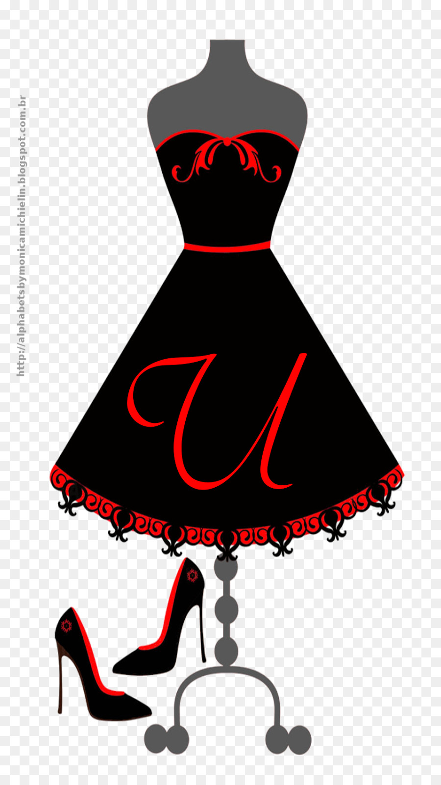 فستان，أحمر PNG