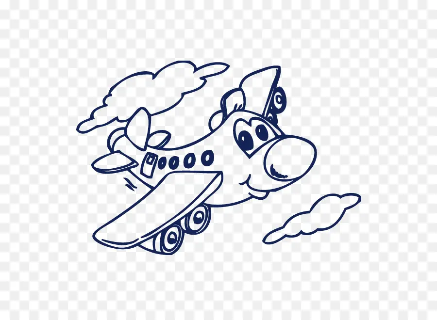 الطائرة，الرسم PNG
