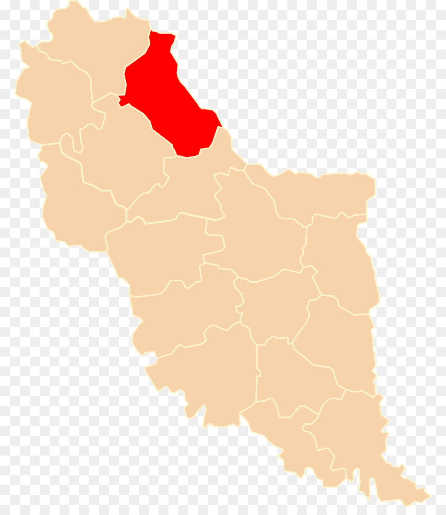 المعطاة للمقاطعات Brodzki，خريطة PNG