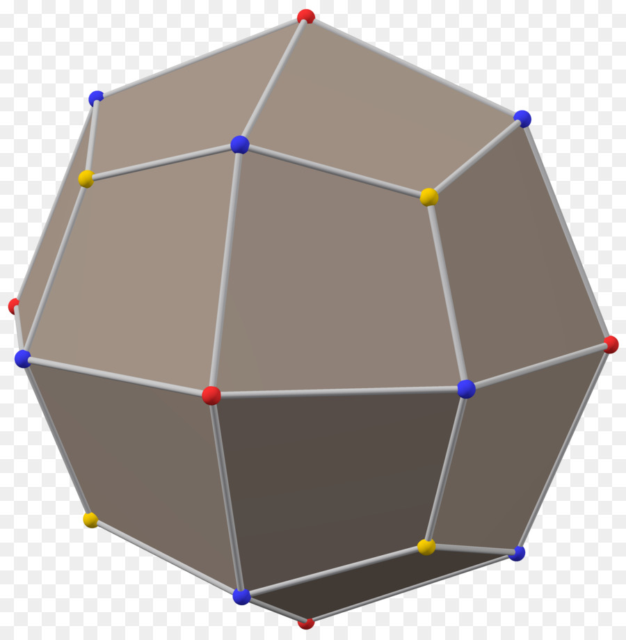 زوايا，Rhombicuboctahedron PNG