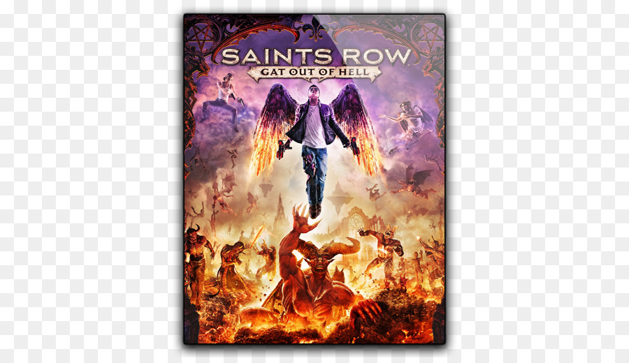 لعبة Saints Row Gat Out Of Hell，Saints Row Iv PNG