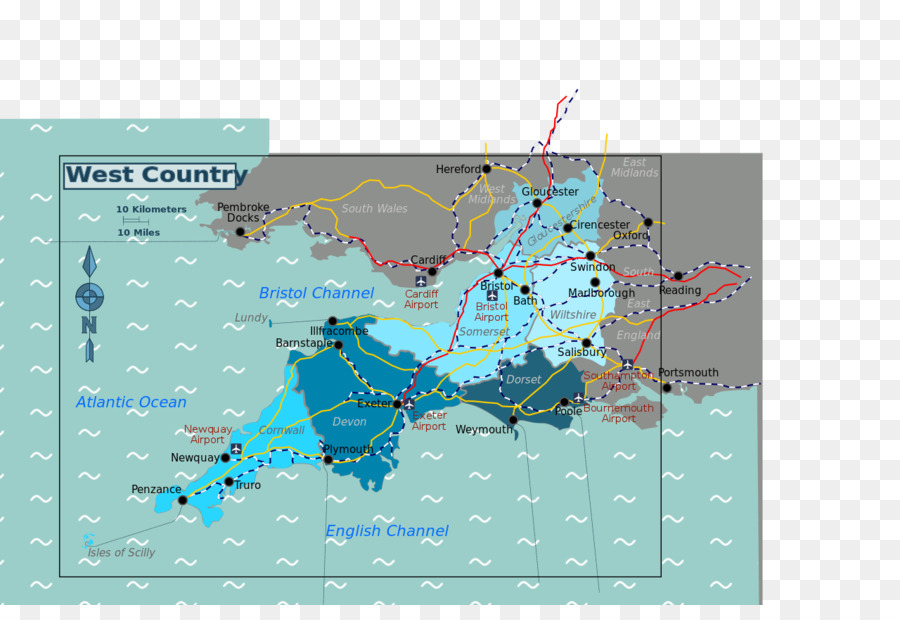 غرب البلد，جنوب إنجلترا PNG