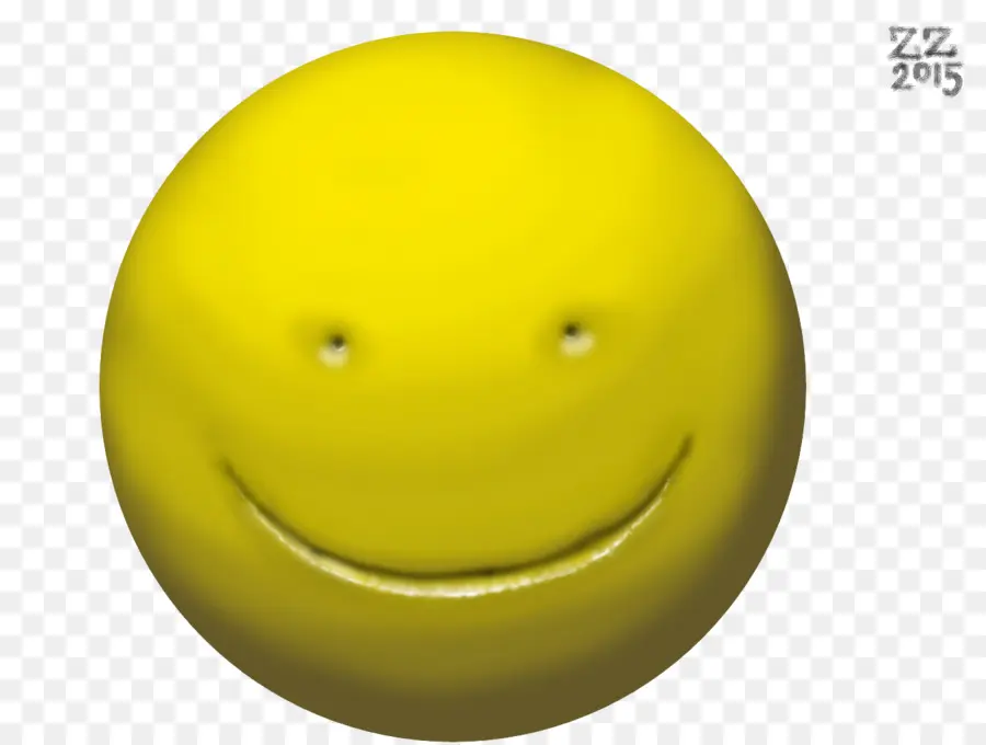 مبتسم，الأصفر PNG