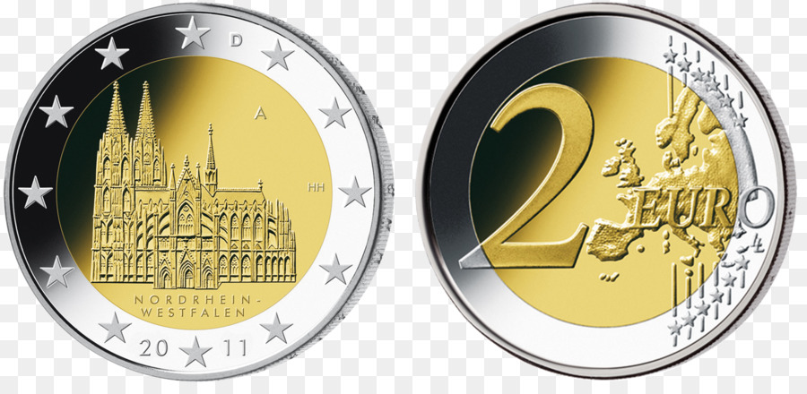 برلين，2 اليورو العملات التذكارية PNG