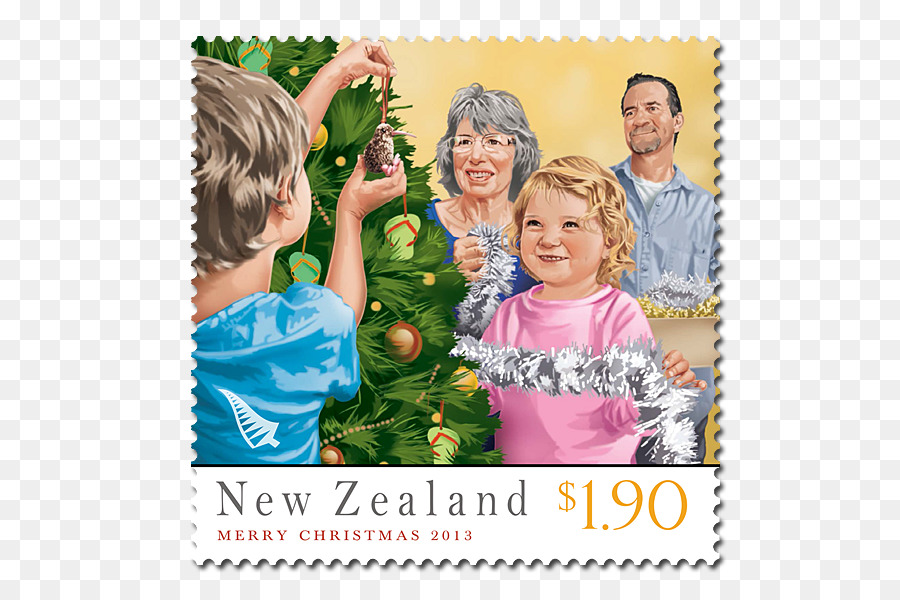 الطوابع البريدية，الكيوي عيد الميلاد PNG