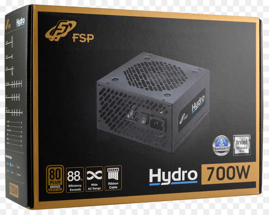 وحدة الإمداد بالطاقة，Fsp 700w المائية 88 كفاءة أعضاء البرلمان الأوروبي متوافقة مع مروحة 120mm Atx Psu ضمان 3 سنوات PNG