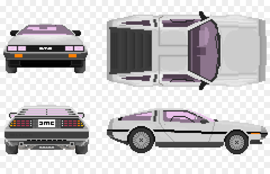 المصد，Delorean Dmc12 PNG