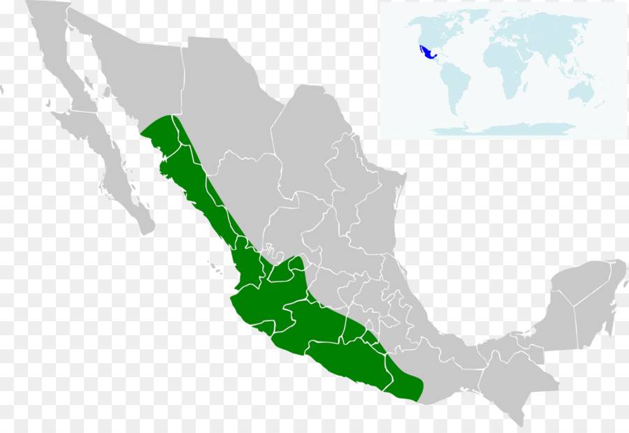 خاليسكو，التقسيمات الإدارية المكسيك PNG