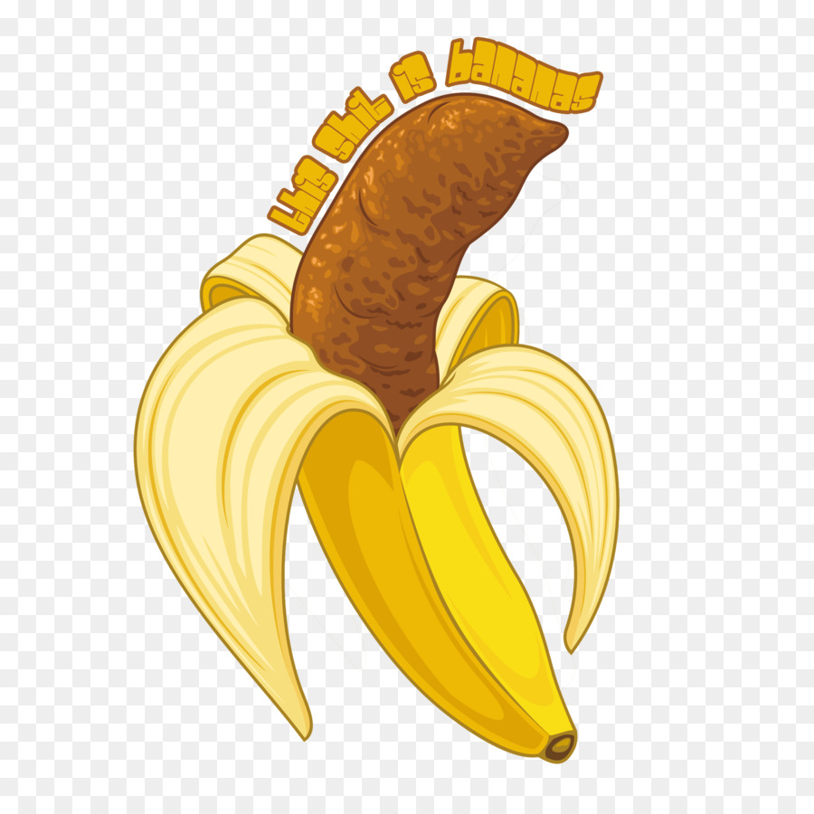 الموز，التي شيرت PNG