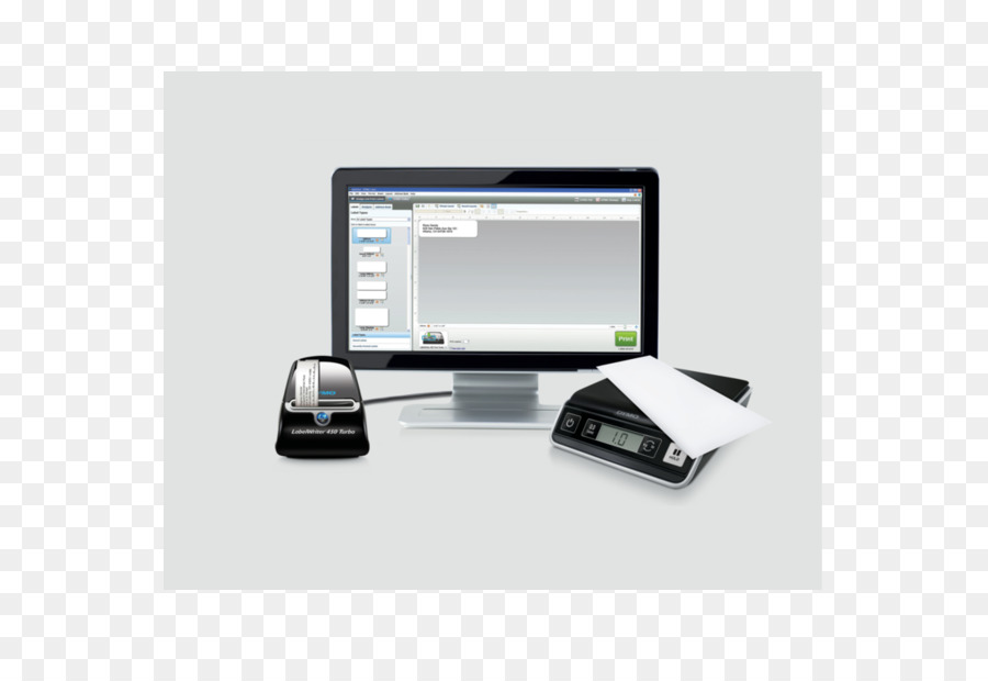 شاشة الكمبيوتر والإكسسوارات，Dymo الرقمية مقياس البريدي PNG