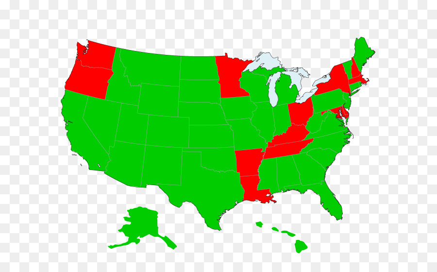 خريطة الولايات المتحدة الأمريكية，الولايات المتحدة PNG