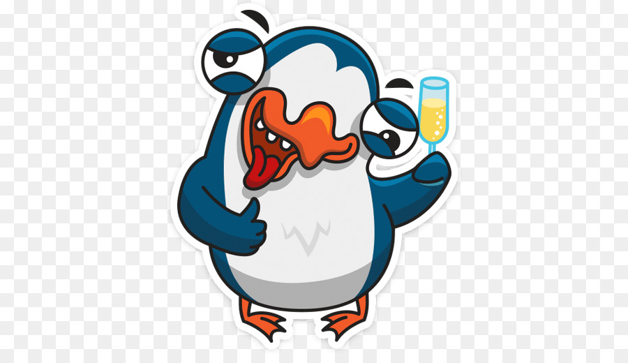 البطريق，ملصقا PNG