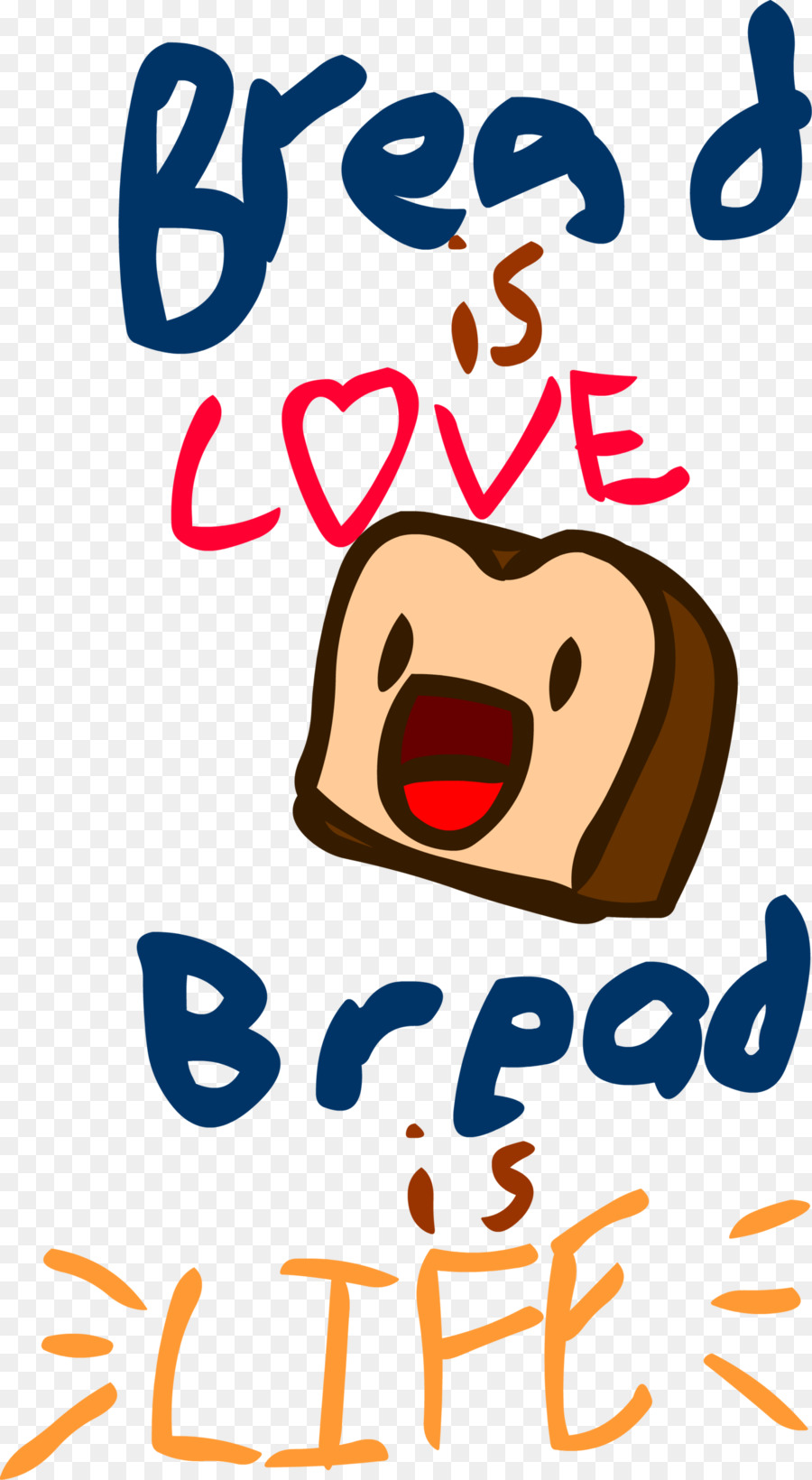 الخبز，الحب PNG