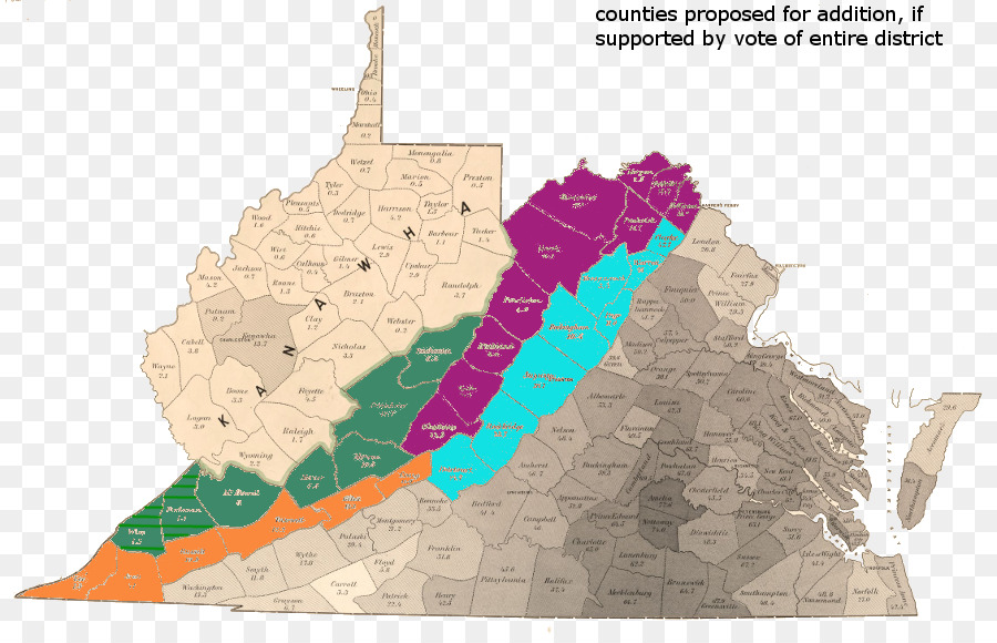 خريطة，مقاطعة بون في فرجينيا الغربية PNG