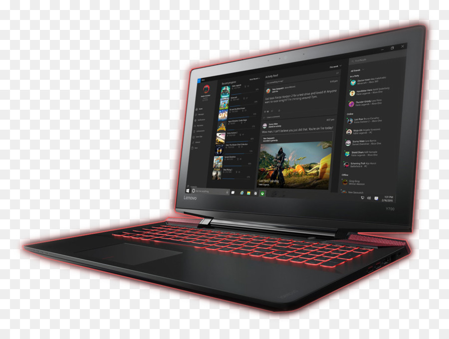 الكمبيوتر المحمول，Lenovo Ideapad Y700 15 PNG