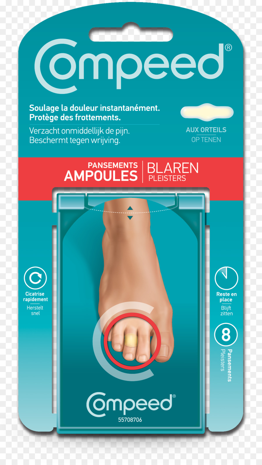 ضمادة لاصقة，Compeed PNG