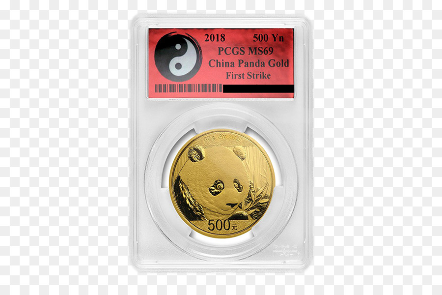 عملة，الذهب الصيني الباندا PNG