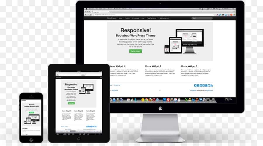 تصميم مواقع الإنترنت استجابة，صفحة ويب PNG
