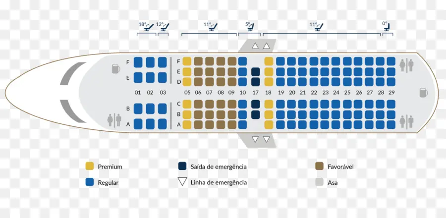 مخطط مقاعد الطائرة，مقاعد PNG