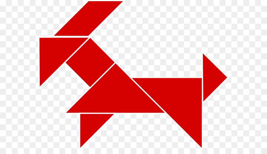 Tangram，مثلث PNG