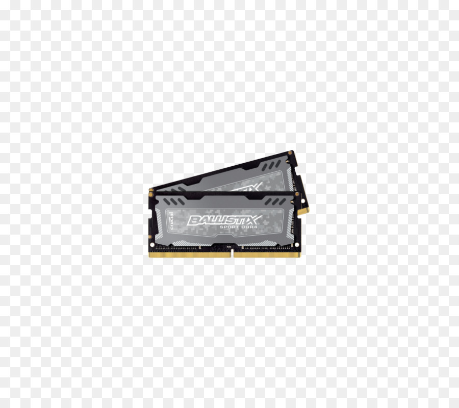 Ddr4 سدرام，Ballistix Sport Lt 16gb Kit Ddr4 8gbx2 2400 Sodimm 260pin رمادي PNG