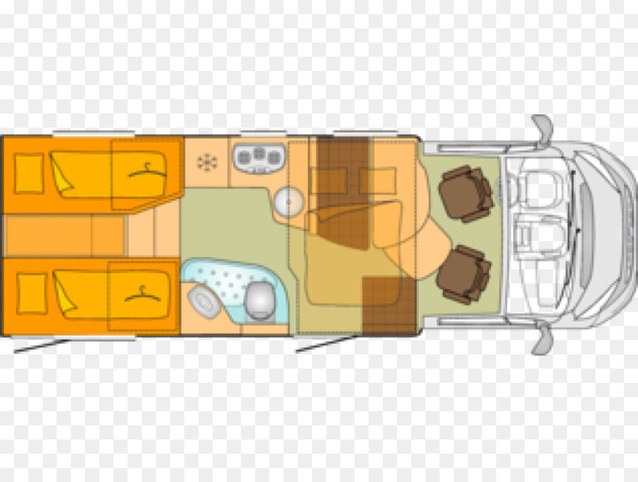 كامبر فان الداخلية，عربة سكن متنقلة PNG