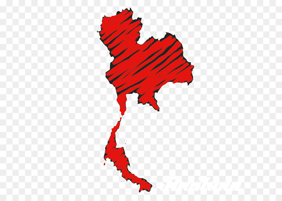 تايلاند，خريطة PNG