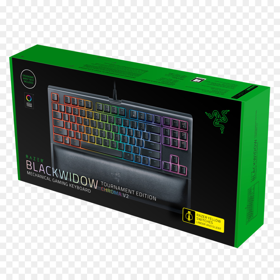 Razer Blackwidow صفاء V2，لوحة مفاتيح الكمبيوتر PNG