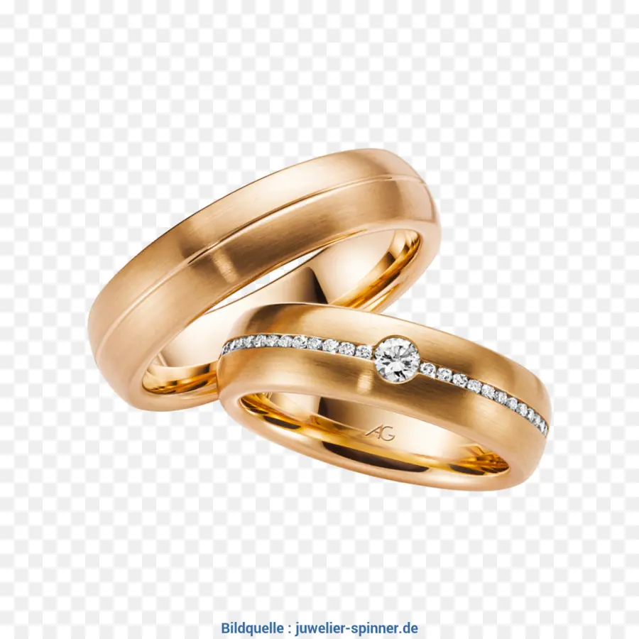 الذهب，خاتم الزواج PNG