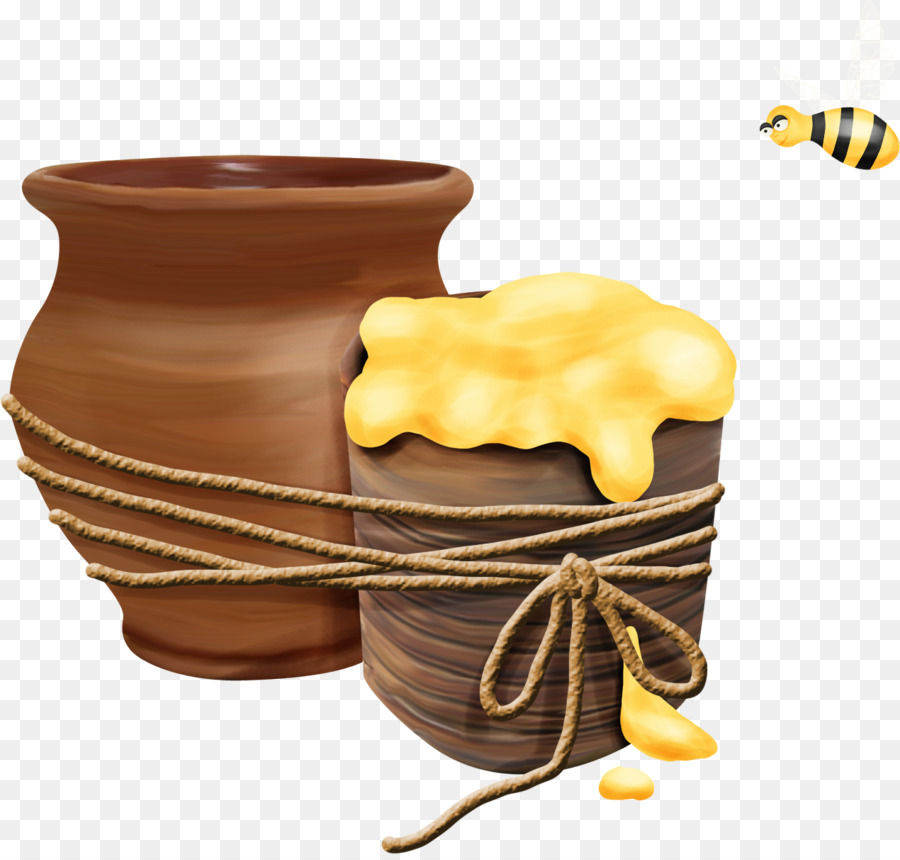 نحلة，عسل PNG
