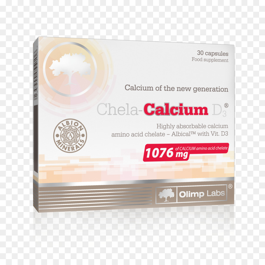 Chelacalcium 30 مباراة دولية，كبسولات Chelacalcium D3 PNG