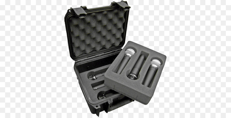 الميكروفون，Skb 3 Series Hard Case For الميكروفون السوداء فائقة هايسترينجث البولي بروبلين كوبوليمر الراتنج PNG