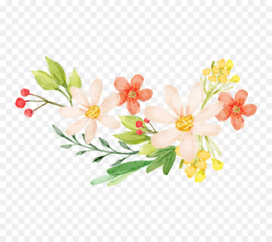 سعيد Birthdayflowers，تحية بطاقات ملاحظة PNG